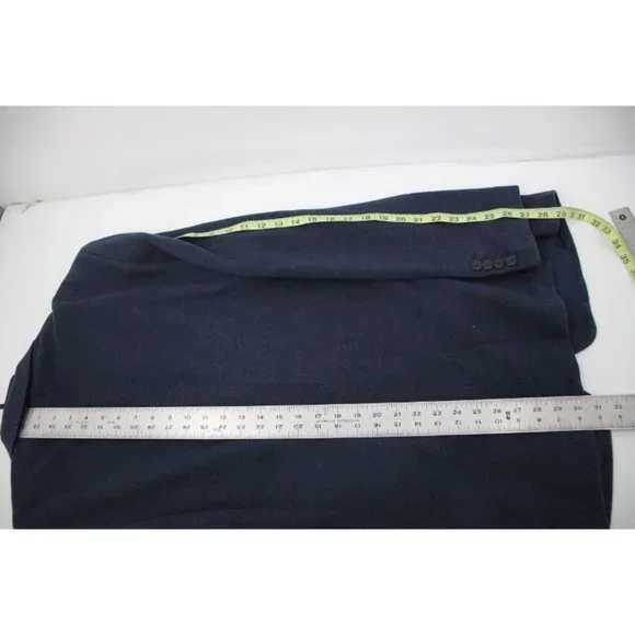 Versace Collection Sport Coat Mens 54/44 Single Breasted Blue Two Button cotton